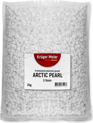 Produktbild von Kruger Meier Arctic Pearl 2–5 mm – Aquarienkies 2 kg