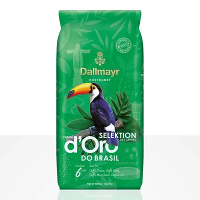 Produktbild von Dallmayr Crema d'Oro Selektion des Jahres 2020 Mexico-Kaffee, ganze Bohnen 8 x 1000 g