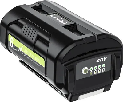 Obrázok produktu pre Kompatibilný s Ryobi 40V OP4050/OP4060, Li-Ion náhradná batéria 6000 mAh, fialová, pre kosačky/elektrické náradie, 1 kus