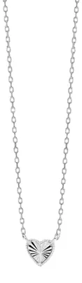 Produktbild von Mabina Halskette in Silber 925 Herzanhänger 553904 Länge 45 cm