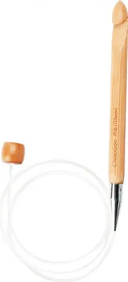 Produktbild von Häkelnadel Bamboo tunesisch flexibel 5,00 mm 60 cm