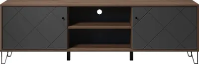 Produktbild von trendteam Montez TV-Unterteil Eiche Nachbildung/Graphit, B/H/T ca. 183/56/40 cm