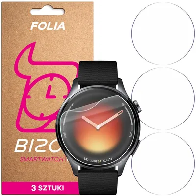 Produktbild von 3x Schutzfolie für den Bildschirm für Xiaomi Watch 5, Bizon Watch HydroFlex