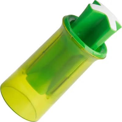 Image de Chef'n coupe-légumes SNACK SLICER, Hachoir pour légumes et fruits, lames en acier inoxydable (couleur : vert)
