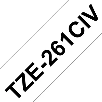 Produktbild von Brother TZE-261CIV Etiketten erstellendes Band TZ