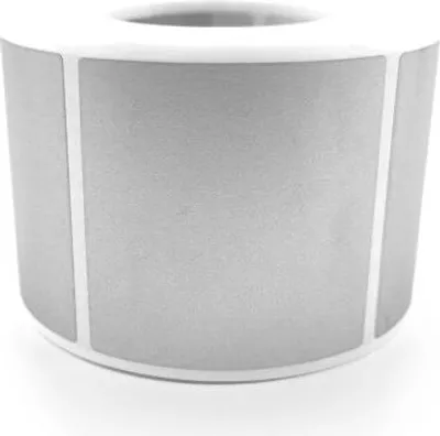 Produktbild von Rubbelaufkleber, quadratisch, 50 x 50 mm, silber, 10 Stück
