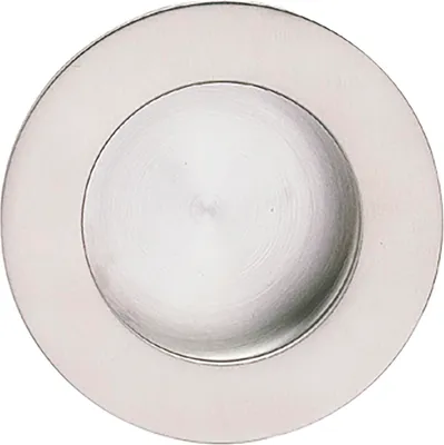 Produktbild von Marchesi Schiebetürmuschel (Muldengriff), Griff rund ø80mm Edelstahl feinmatt
