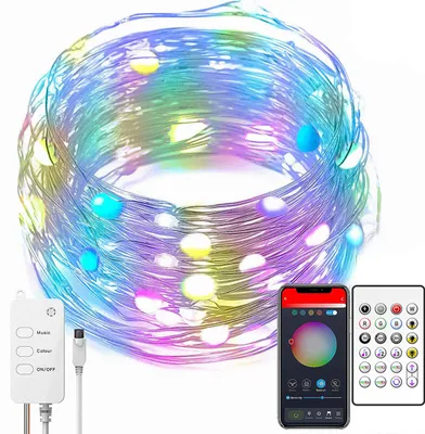 Produktbild von Smart LED Lichterkette RGB Innen 5 Meter WIFI SMART Alexa Google Home TUYA