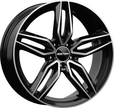 Produktbild von Alufelge Gmp Fasten 7.5X17 5X108 Et 40 Black Diamond