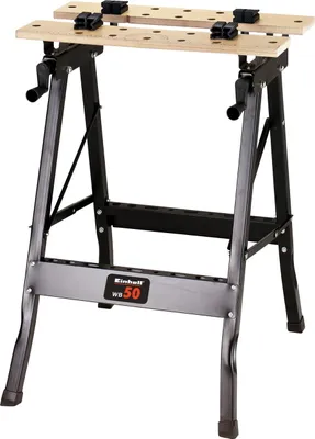 Image de Établi pliant avec serrage – Hauteur 78,5 cm – Charge max. 50 kg – Mobile