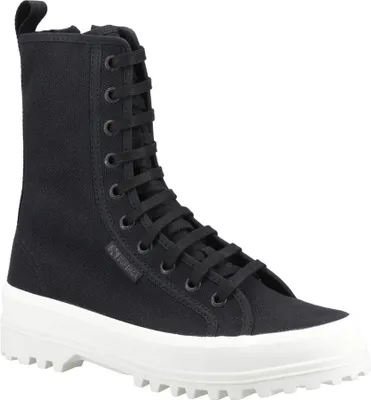 Produktbild von Superga - "2641 Alpina" Stiefeletten für Damen, Hoch geschnitten FS12037 (42 EU) (Schwarz)