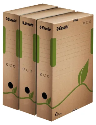 Obrázok produktu pre Esselte Eco, Kartón, Hnedá, Zelená, A4, 120 g, 80 x 327 x 233 mm
