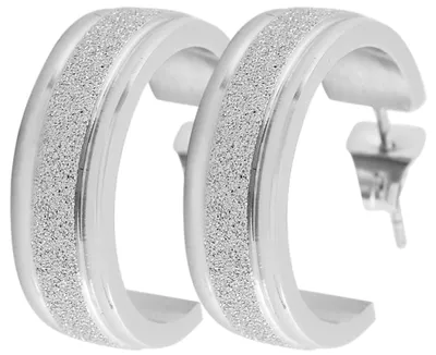 Produktbild von Akzent 004350000085 Edelstahl Ohrstecker, silberfarbig
