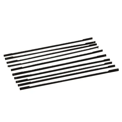 Produktbild von 10 x Sägeblätter für Dekupiersäge 130mm 21 ZpZ mit Haltestiften