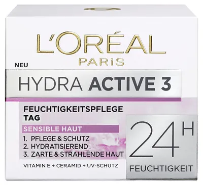 Obrázek produktu pro L'Oreal Paris Hydra Active 3 Day Care, intenzivně hydratuje, 50 ml