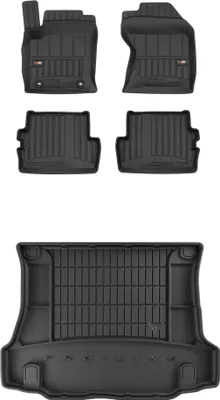 Produktbild von FROGUM Gummimatten Auto Fußmatten + Kofferraummatte für Ford Focus I 1998-2004