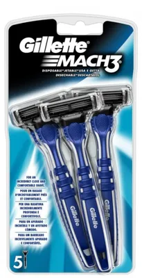 Produktbild von Gillette Mach3 – Einwegrasierklingen – 5 Stück