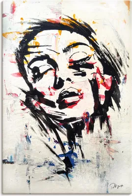 Produktbild von ARTland Leinwandbild Eine träumende Frau Größe: 20x30 cm