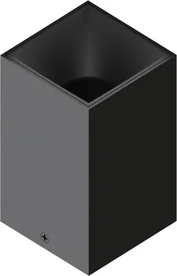 Produktbild von Ledvion – LED Deckenstrahler Schwarz Quadratisch, 80x80mm, Dimmbar, GU10 Fassung, Aluminium, IP20