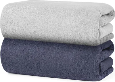 Produktbild von Microfaser Handtücher 2er Set - Schnelltrocknend - Fitness & Sport - 70x140cm