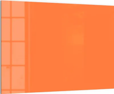 Produktbild von DEQORI Magnettafel Glas 120x90 cm 'Orange' beschreibbar Whiteboard Pinnwand Küche