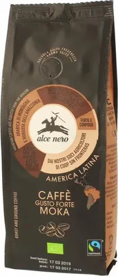 Produktbild von Alce Nero 324804, 250 g, Mokka, Italien, Tasche