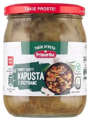 Produktbild von Kraut mit Pilzen 420 g PRIMAVIKA