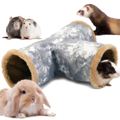 Zdjęcie produktu dla Tunel z polaru dla królików i gryzoni, 3 tunelki