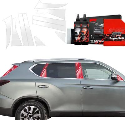 Image de Film de protection 10 en 1 Grizz Protector pour montants A, B et C - SsangYong Rexton (2023-2025)