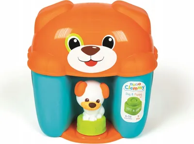 Obrázek produktu pro Clemmy baby - kyblík s kostkami pejsek