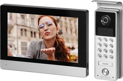 Obrázek produktu pro Videozvonek ORNO OR-VID-ME-1056FHD/B CERES, 8" LCD FHD dotykový