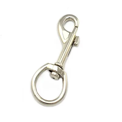 Produktbild von 10 Karabinerhaken mit Wirbel 72 x 26mm 5/8" Zoll Gurtbreite 17mm Karabiner