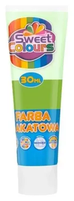 Imagen del producto de Pintura para póster en tubo, color verde claro, 30 ml - Colores vibrantes