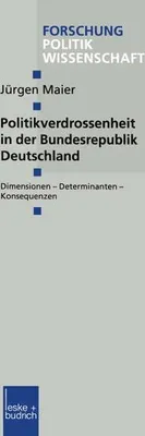 Obrázok produktu pre Politikverdrossenheit in der Bundesrepublik Deutschland