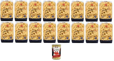 Produktbild von Garofalo Elicoidali N°34 Nudeln aus Hartweizengrieß Gragnano IGP 16x500gr+ Italian Gourmet polpa 400g