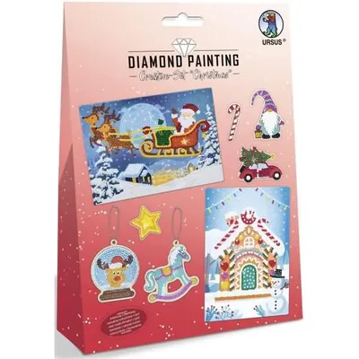 Zdjęcie produktu dla URSUS Diamond Painting "Zestaw kreatywny na Boże Narodzenie"