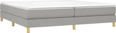 Produktbild von "2026 Aktion"Boxspringbettgestell - CLORIS - Doppelbett - Robust und langlebig - Hellgrau 200x200 cm - Einfache Montage - Stoff - DEMöbel4326298