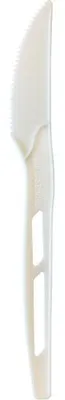 Image de Couteau C-PLA blanc 17 cm 50 pièces.