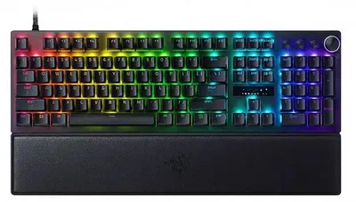 Produktbild von Razer Huntsman V3 Pro 8KHz, Volle Größe (100%), Kabelgebunden, USB, Optischer Schlüsselschalter, Schwarz