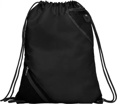 Produktbild von Roly BO7150 | Turnbeutel Cuanca String Bag, 34 x 43 cm - Farbe: Black 02 - Größe: 34 x 43 cm