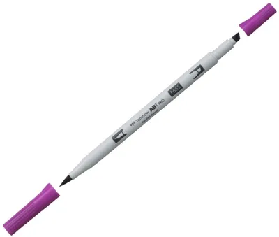 Produktbild von Dual-Fasermaler ABT Pro Keilspitze/Pinselspitze Alkoholbasis purple Packung mit 3 Stück