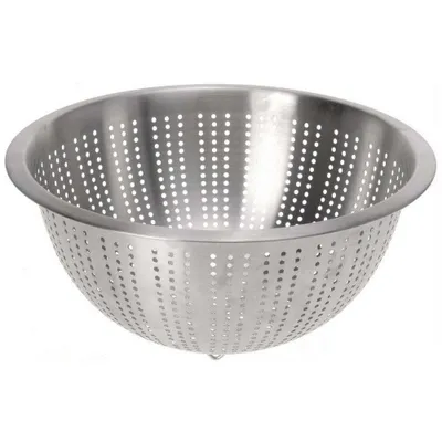 Produktbild von 1x Sieb Edelstahl Abtropfsieb Siebschüssel Seiher 28cm Nudel Salat Obst Gemüse