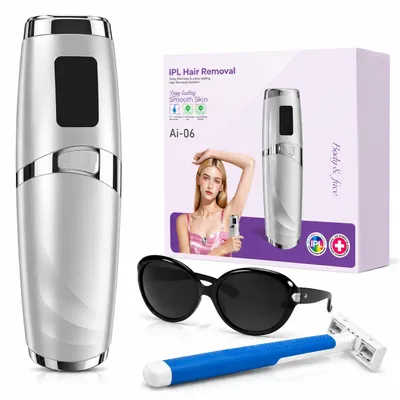Productafbeelding van Mulbijeo epilatieapparaat voor dames, met temperatuurregeling, IPL-apparaat voor haarverwijdering, geschikt voor het gezicht