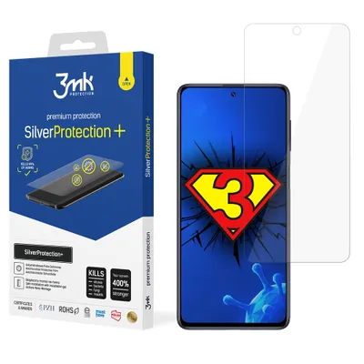 Produktbild von 3mk Display Antimikrobielle Schutzfolie SilverProtection+ für Samsung Galaxy M51 0,21mm Self-Heal
