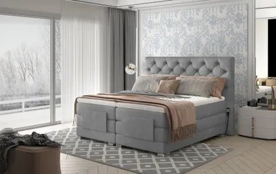 Obrázek produktu pro polohovací postel 140x200 LIVANO - popelavá