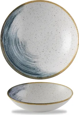 Produktbild von Churchill Stonecast Blueberry Teller Tief Coup 18,2cm, 12 Stück