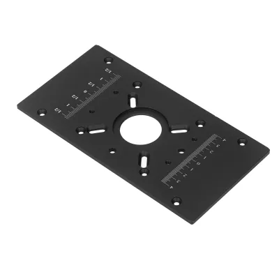 Zdjęcie produktu dla Płyta wkładana do stołu frezarki, aluminiowa płyta wkładana do stołu frezarki, płyta frezarki do ławek do obróbki drewna, płyta wkładana do frezarki, akcesoria do części frezarki, narzędzie do drewna