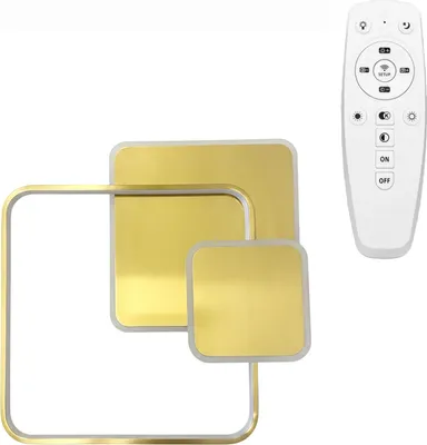 Produktbild von Deckenleuchte Toolight App1714-C Led Brush Gold