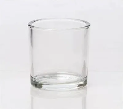 Produktbild von Teelichthalter Kerzenglas HEAVY H. 8cm Ø 9cm Glas klar konisch Rudolph Keramik