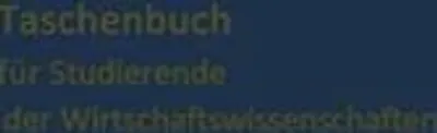 Produktbild von Taschenbuch für Studierende der Wirtschaftswissenschaften